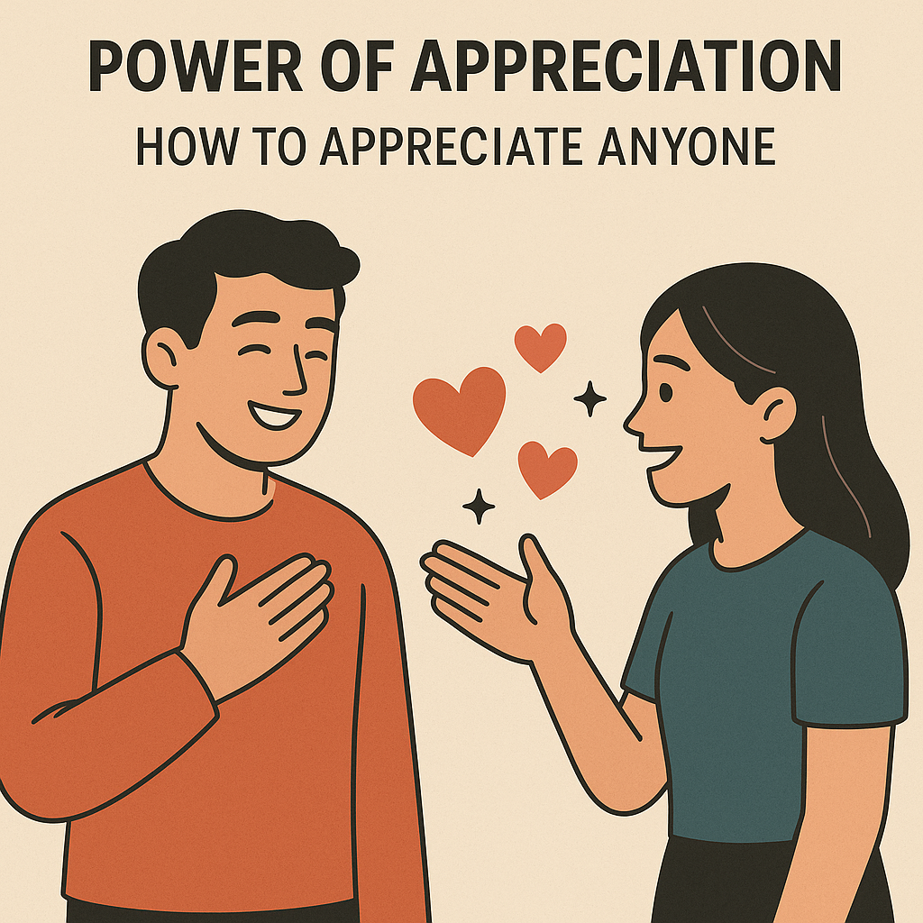 Power of Appreciation- How to Appreciate anyone