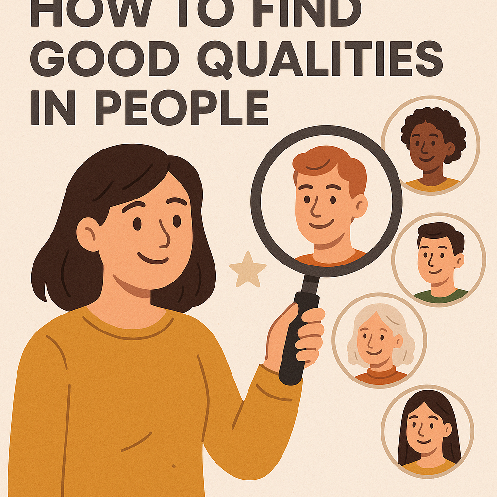 How to find Good Quality in People